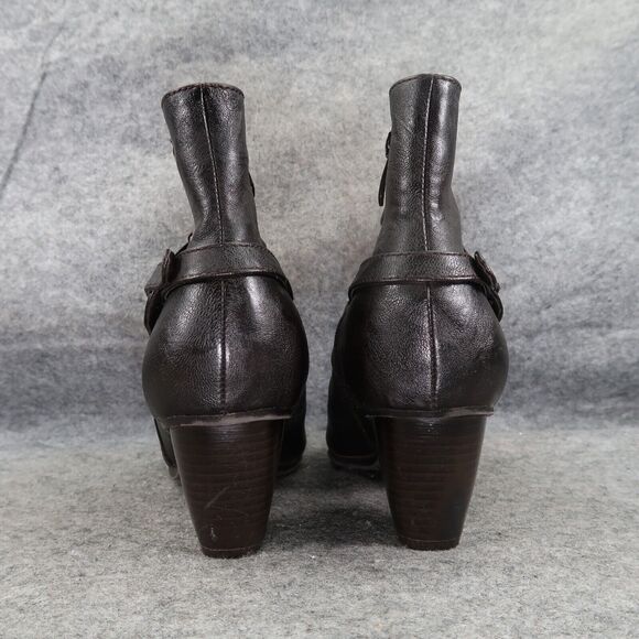 Spring Step Shoes Womens 39 Patrizia Bootie Block Heel Slouchy Leather Fashion - Picture 6 of 16